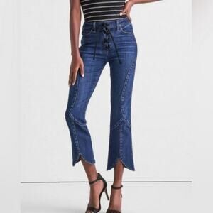 Lucky Brand Blue Ankle & Cropped Jeans. CUTE tulip hem!